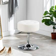 leather vanity stool chair swivel