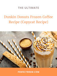 dunkin donuts frozen coffee recipe