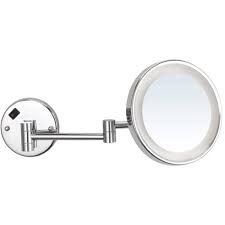 Wall Mounted Makeup Mirrors In Chrome