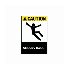 brady caution slippery floor with