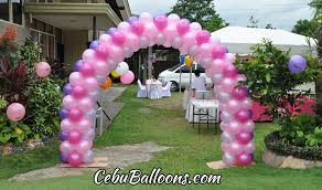 Outdoor Party Venue With Balloons