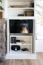 hidden tv cabinet built ins