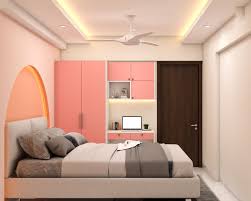 single layered bedroom ceiling design