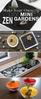 Make Your Own Diy Mini Zen Gardens