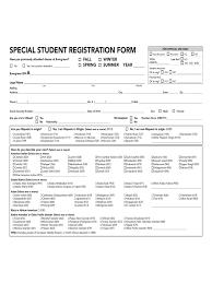 Student Registration Form 5 Free Templates In Pdf Word Excel