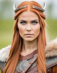 huntress viking cosplay female face