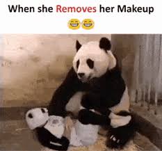 top 30 panda makeup gifs find the
