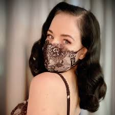 Dita likes classic vintage style and 1940s cinema. Dita Von Teese Face Mask Sainted Sisters