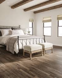luxury spc vinyl flooring in brown oak