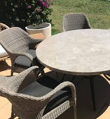 Stone Outdoor Tables