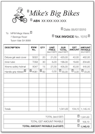 Tax Invoice Template Atotaxrates Info