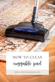 how to clean ruggable rug pad in 6