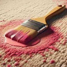 how to get dried paint out of carpet no