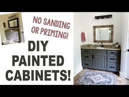 how to paint cabinets with no sanding