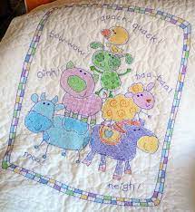 Many of them are one knit as one rectangle and then seamed to create the armholes. Cross Stitch Baby Blanket Kits Canada Novocom Top