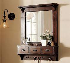 Wall Mounted Entryway Mirror With