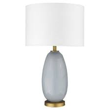 Gray Glass Table Lamp Tt80167