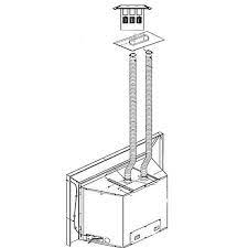 Direct Vent Insert Venting Kit With