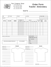 Embroidery Order Form Embroidery Form Machine Embroidery