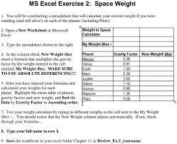 patulong nito ms excel exercise 2