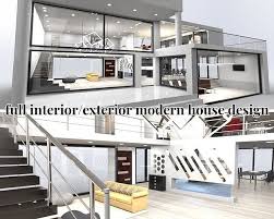 modern house exterior interior design