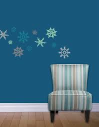 Funky Snowflake Wall Decals Stickers
