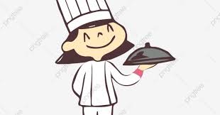 Orang, makan, makanan, memasak, dapur, profesional, profesi, gourmet, masakan, persiapan, koki, kompetisi, seragam, pekerjaan, pastry chef. Koki Kartun