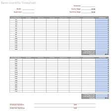 free able time sheet templates