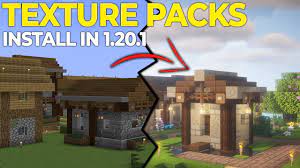 install texture packs in minecraft 1 20