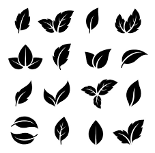 black leaf vector images over 740 000