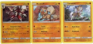 Route 1 proper (accessible from hau'oli outskirts); Pokemon Evolution Card Set Lycanroc Midnight Form Amp Midday Form Rockruff 75 147 76 147 Sun Amp Moon Burning Shadows Rare Lot Buy Online In Zambia At Zambia Desertcart Com Productid 62578757