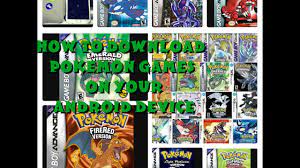 How to get pokemon games on my boy (Android) - YouTube