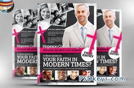 Modern Church Flyer Template 29535 Free Download Photoshop