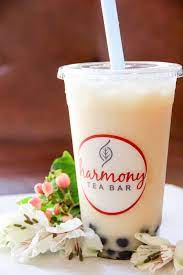 honey green milk tea harmony tea bar