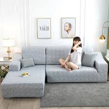 L Shape Elastic Stretch Sectional Sofa
