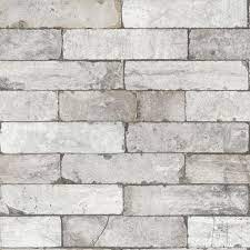 Wallpaper 3d Stone Wall Bricks Grey