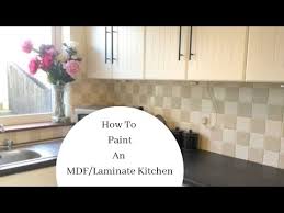 how to paint an mdf laminate kitchen
