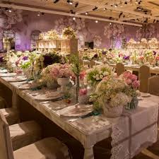 Wedding Reception Decoration Long Tables Belle The