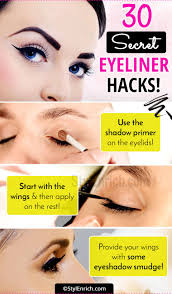 30 eyeliner hacks and eye makeup tips