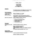 5 Customizable Resume Outline Templates And Worksheets