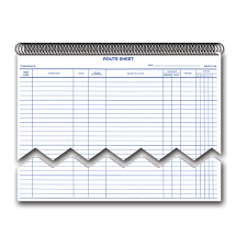 Daily Service Record Book Paper Roll Supplies 800 243 5877