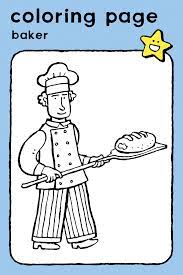 You will find free baker related crafts projects, printable activities and coloring pages with easy to follow lesson plans, and related resources. Baker Coloring Pages Kids People And Jobs Cooking And Baking Food Bakker Kleurplaat Kleurprent Kinderen Mensen En B Coloring Pages Book Crafts Baker