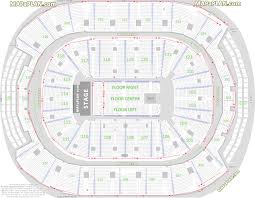 Toronto Air Canada Centre Detailed Seat Row Numbers