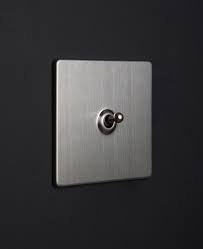 Silver Toggle Switch With Choice Of Coloured Toggles