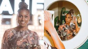issa rae getting ready for the chanel