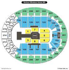snhu arena seating charts views