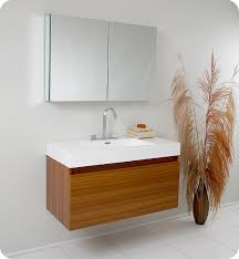 39 Teak Modern Bathroom Vanity With