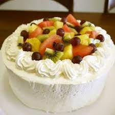 summer fruit decorated cake recipe by