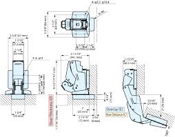 soft close overlay hinge j160 d22 25t