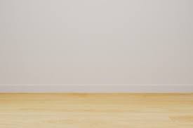 empty white wall with wood floor
